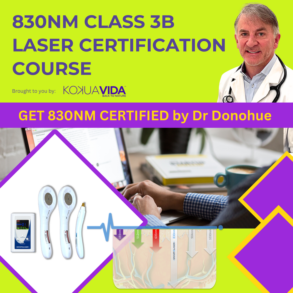 830nm LASER COURSE:  Get Certified to become an830NM Cold Laser Therapists